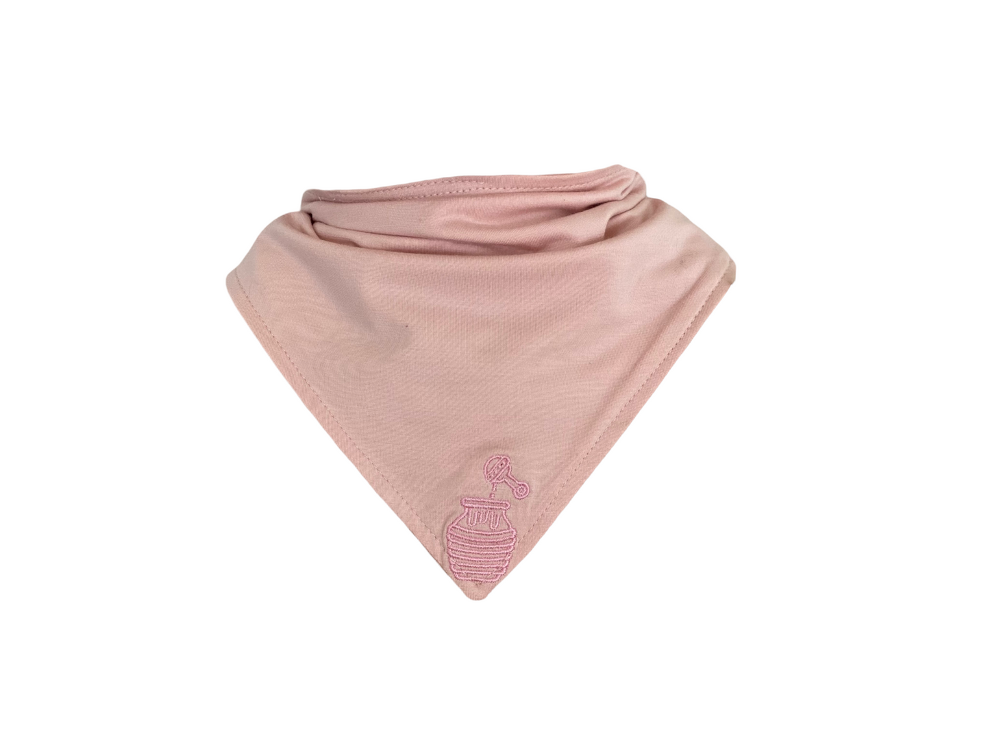 Mauvelous Pink Bib And Burp Cloth Set